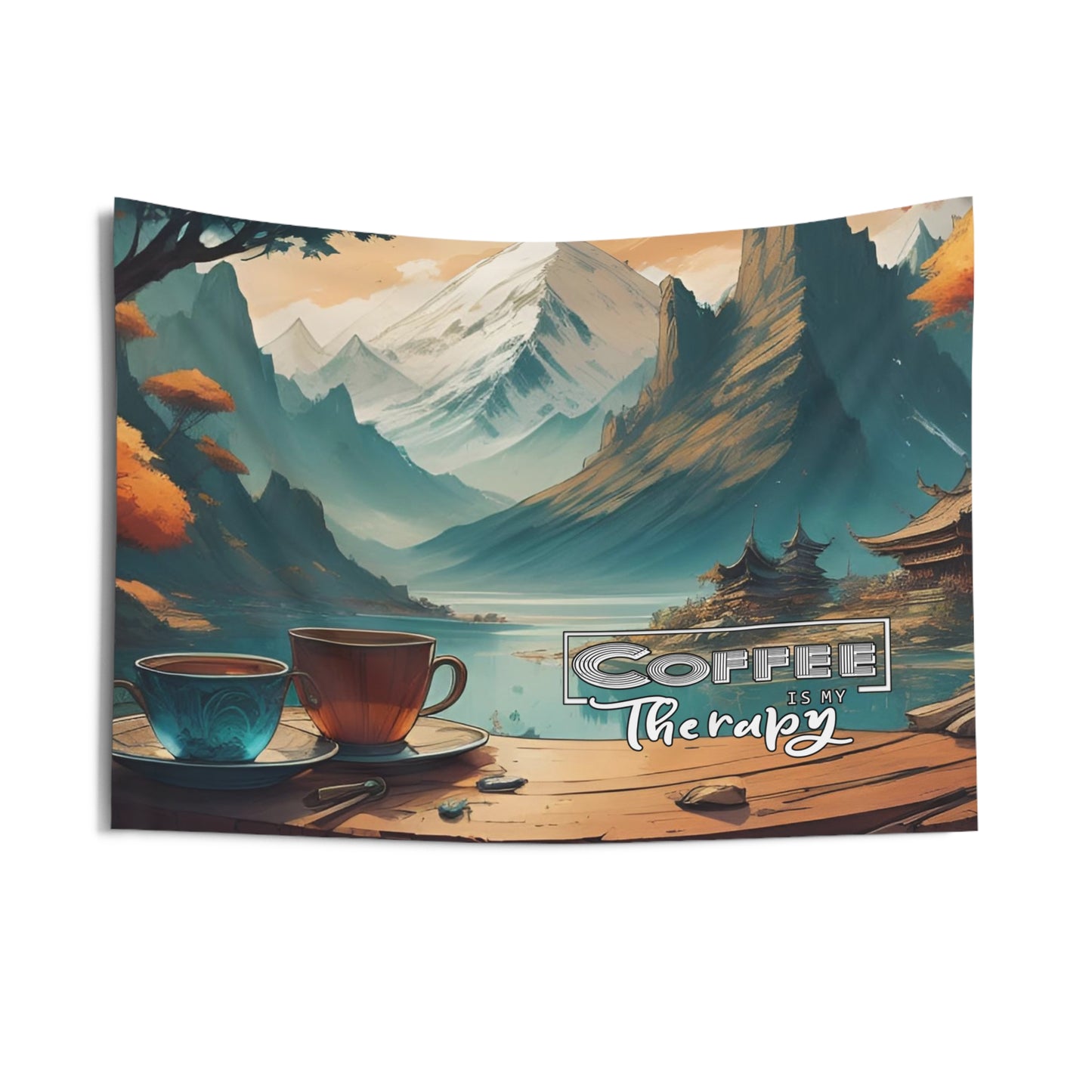 Brewed Serenity Coffee Tapestry