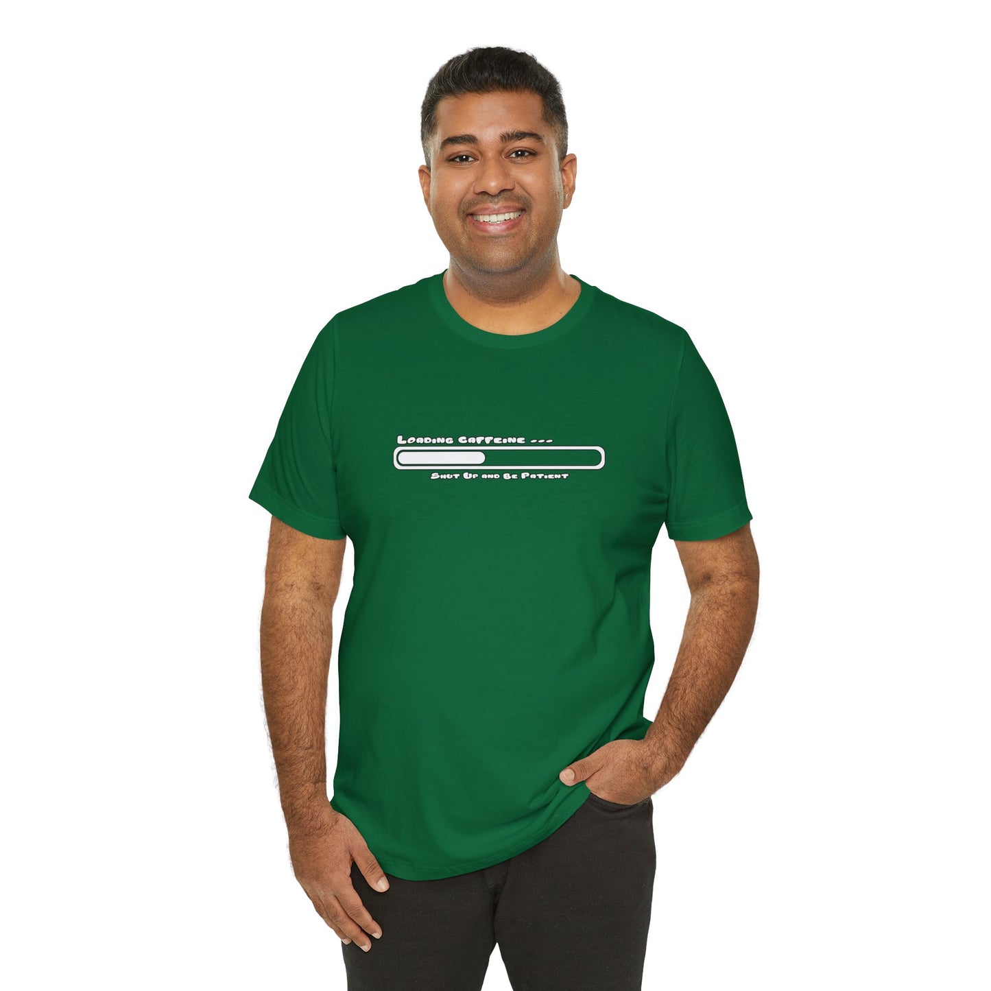 Caffeine Kick Loading: Hush and Wait Tee
