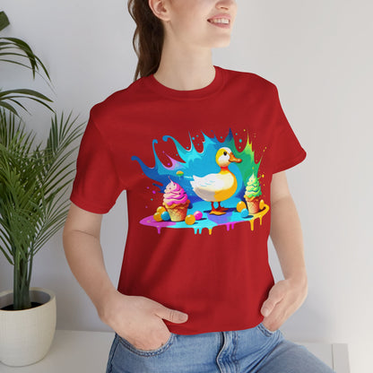 Ducky Delights: Quackin' Good Ice Cream Tee