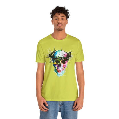 Glowing Grin: Radiant Skull Tee