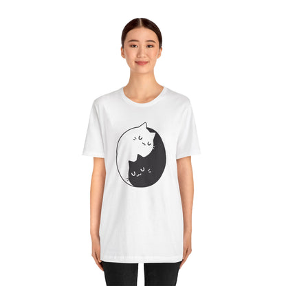 Meow and Zen: Cat Harmony Tee