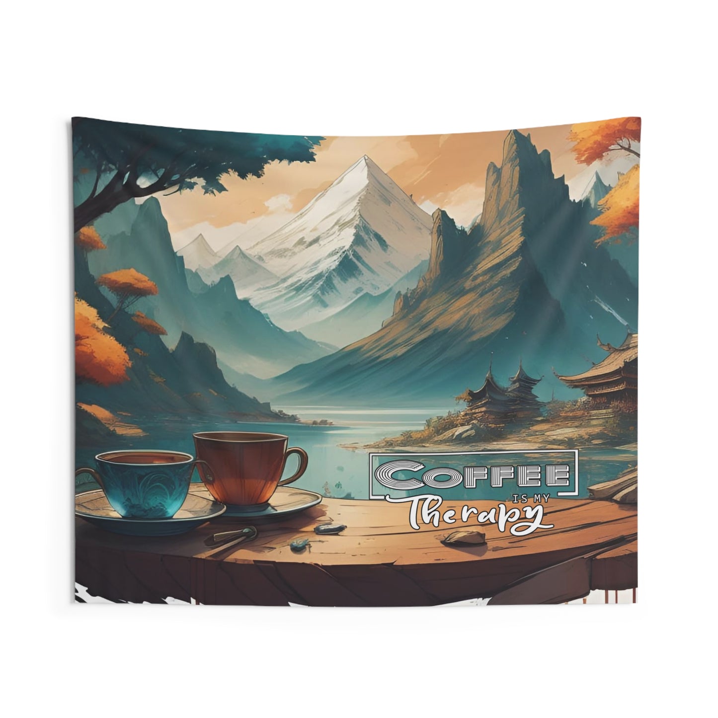 Brewed Serenity Coffee Tapestry