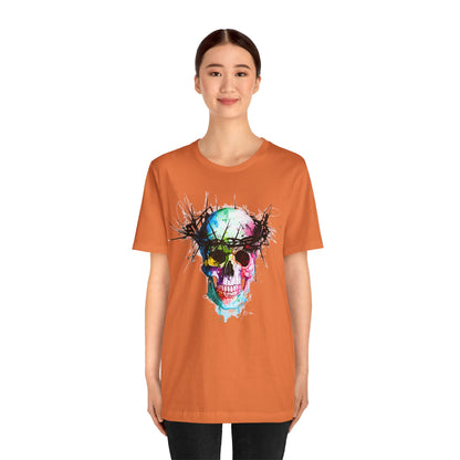 Glowing Grin: Radiant Skull Tee