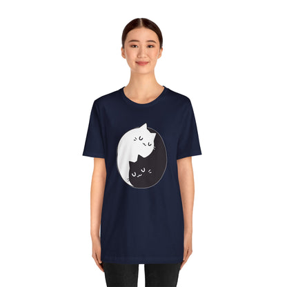 Meow and Zen: Cat Harmony Tee