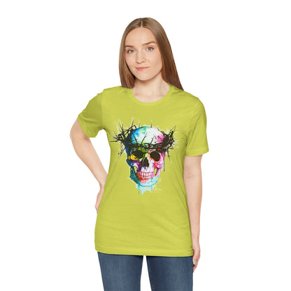 Glowing Grin: Radiant Skull Tee