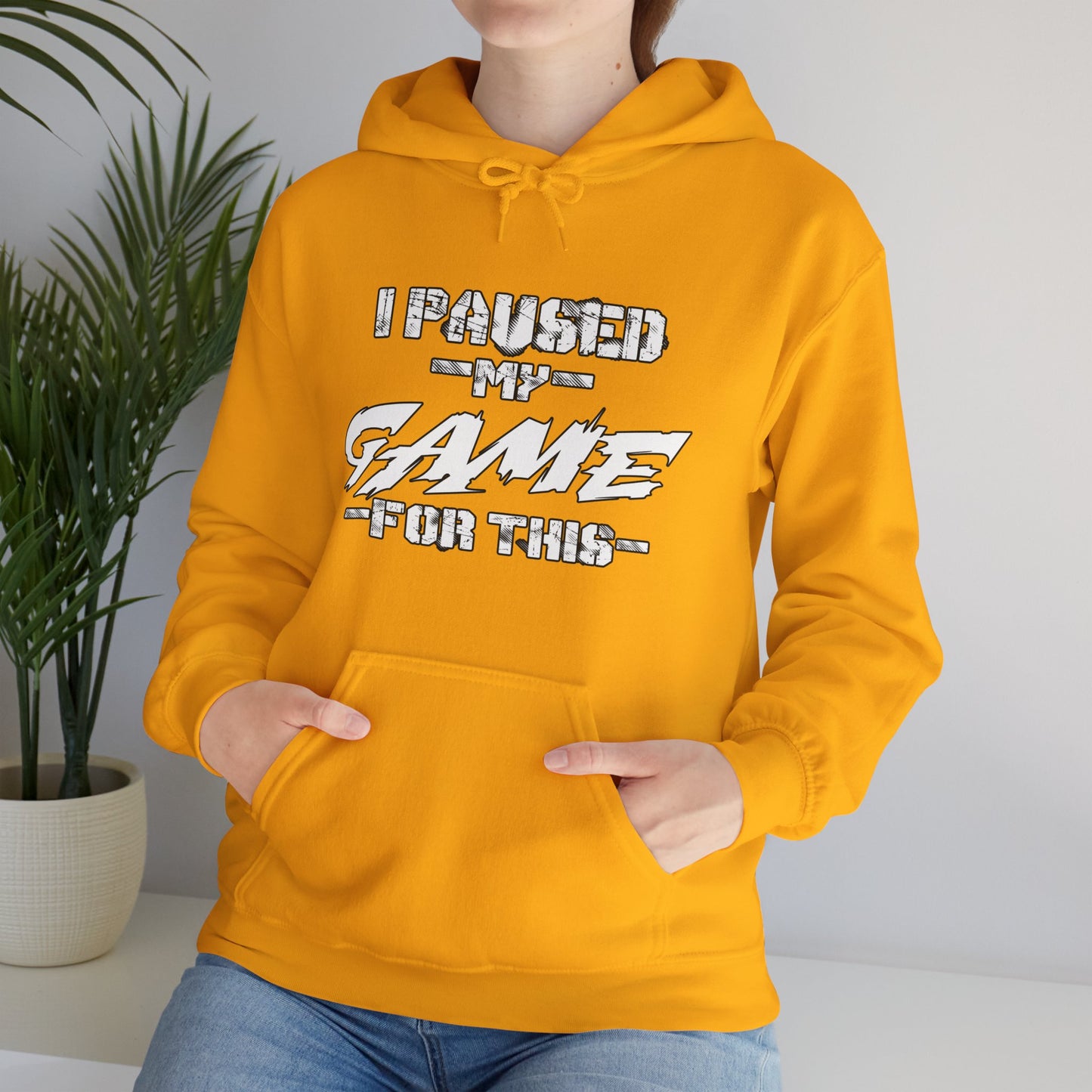 Game Pause Moment: Hoodie of Real-World Interruption