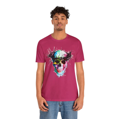 Glowing Grin: Radiant Skull Tee