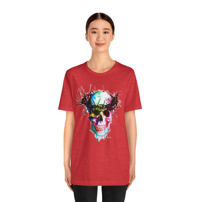 Glowing Grin: Radiant Skull Tee