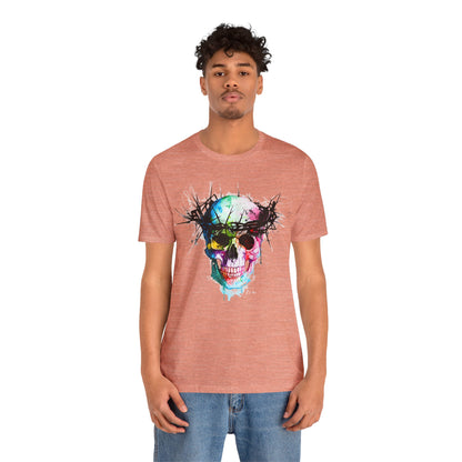 Glowing Grin: Radiant Skull Tee