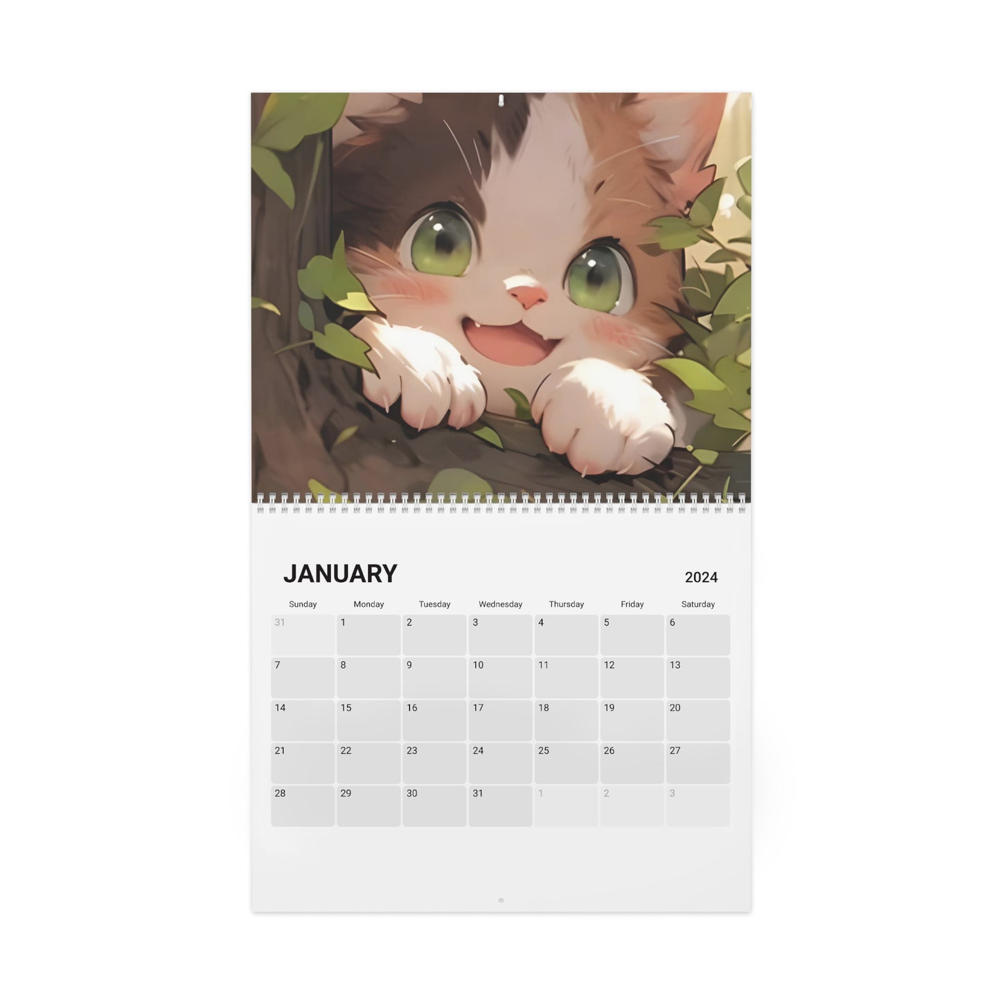 Kitty Comforts Calendar (2024)