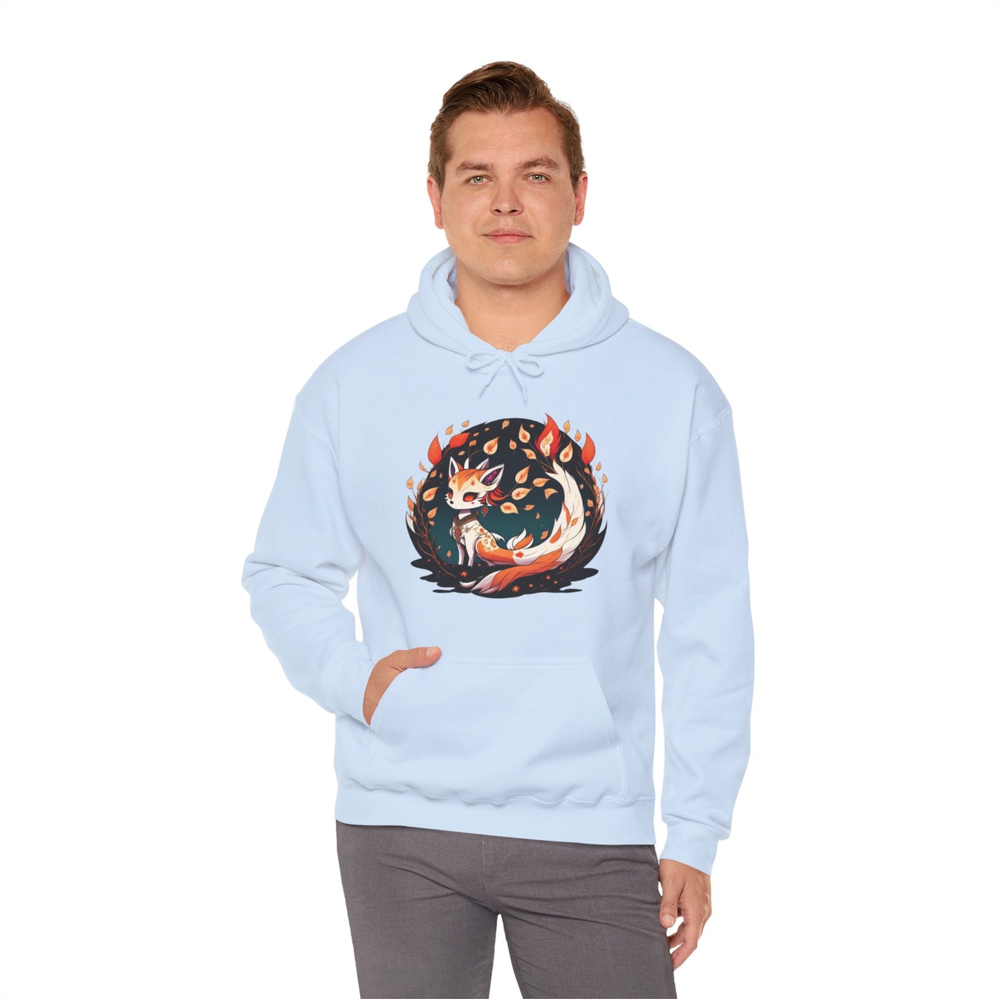 Flaming Blaze of the Mystic Fox hoodie