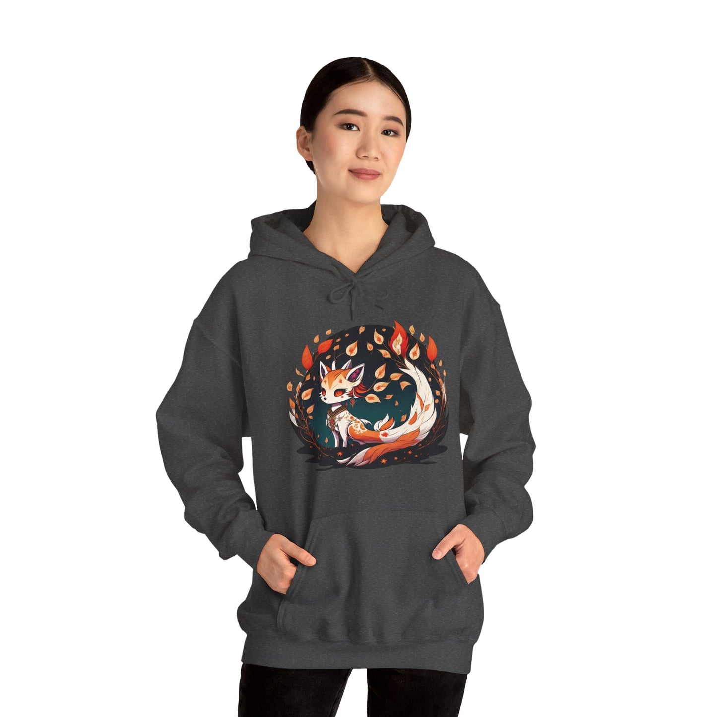 Flaming Blaze of the Mystic Fox hoodie