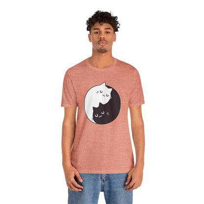 Meow and Zen: Cat Harmony Tee