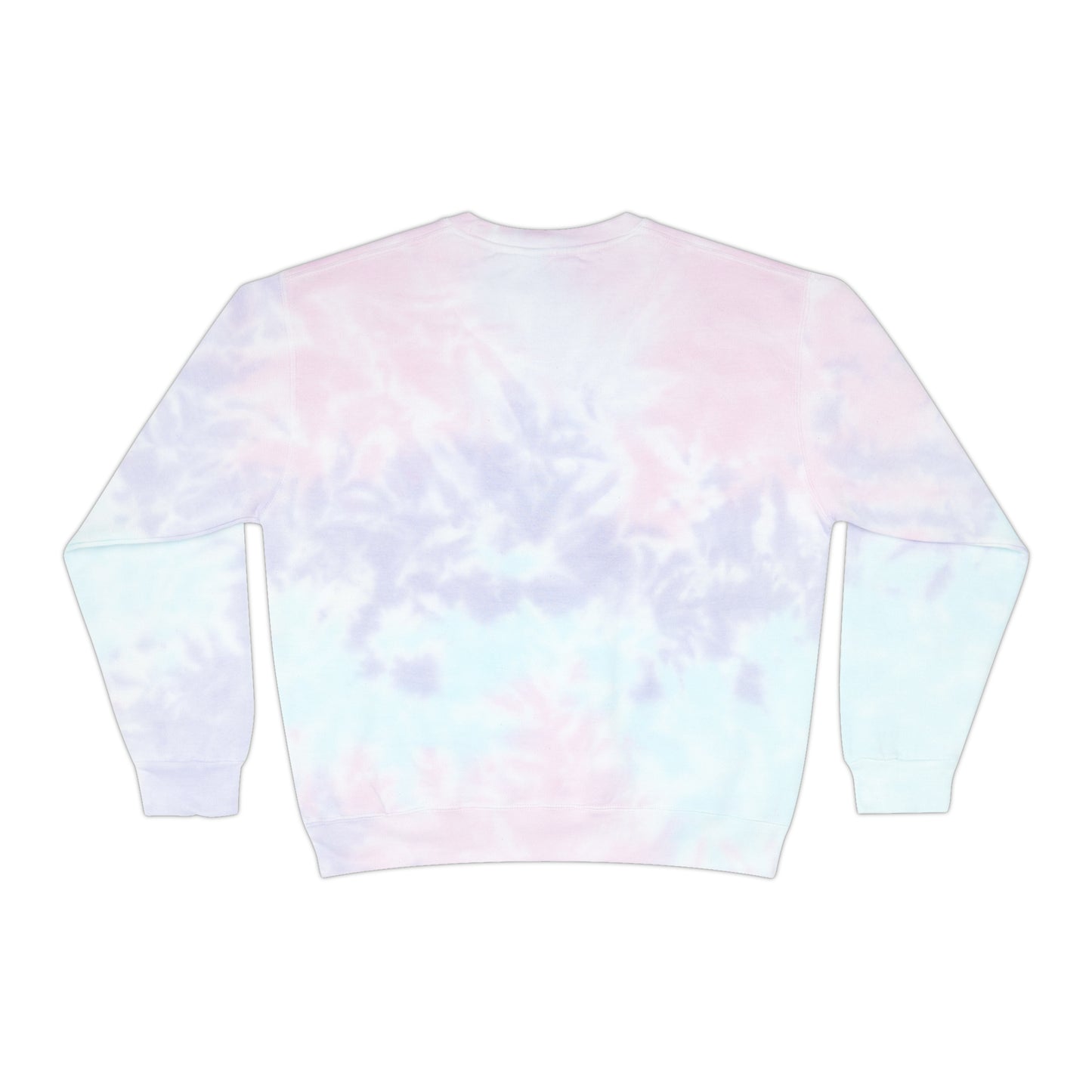 Purr-fectly Cozy: Cat Burrito Bliss Tie-Dye Sweatshirt