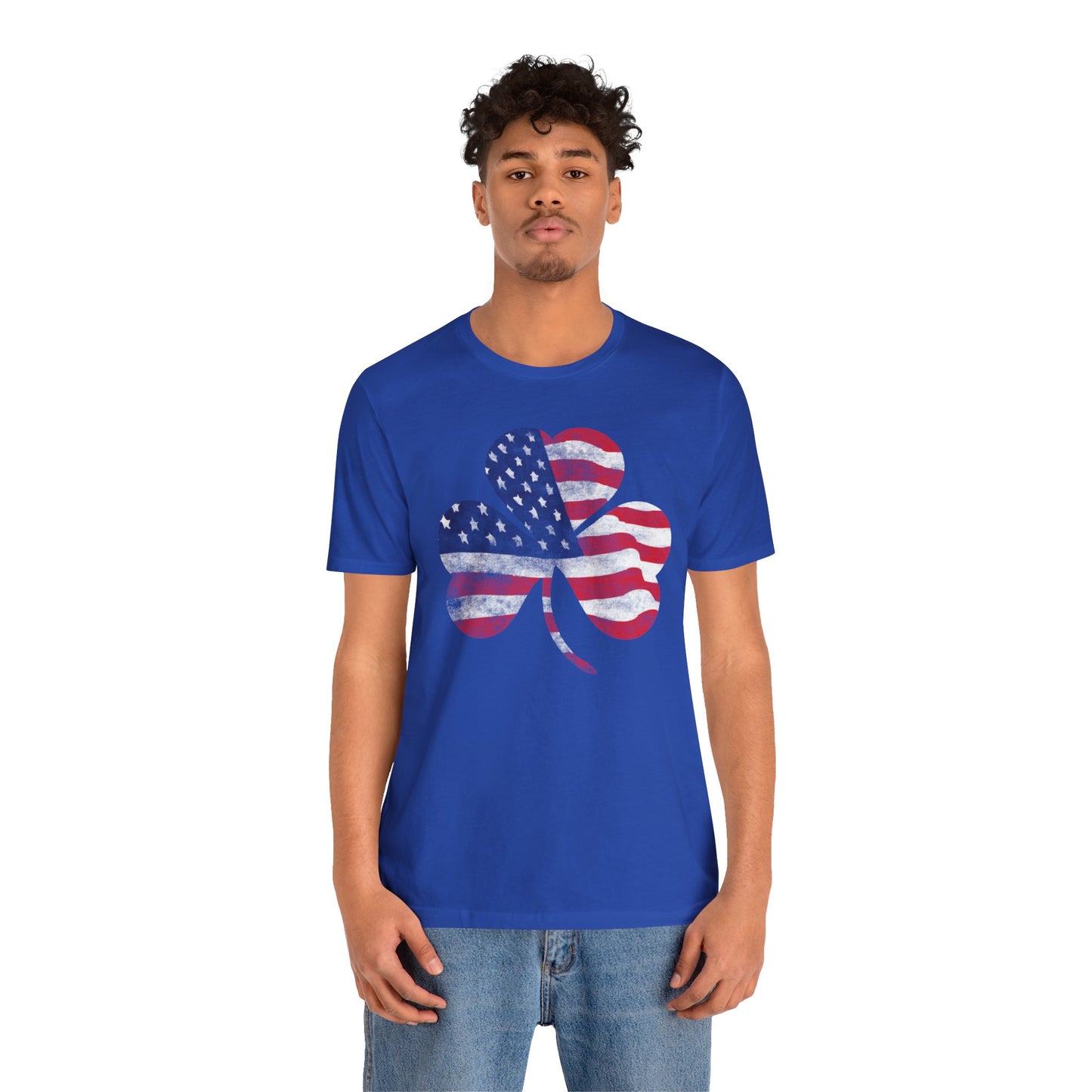 Lucky Land of Liberty: Shamrock Flag Shirt