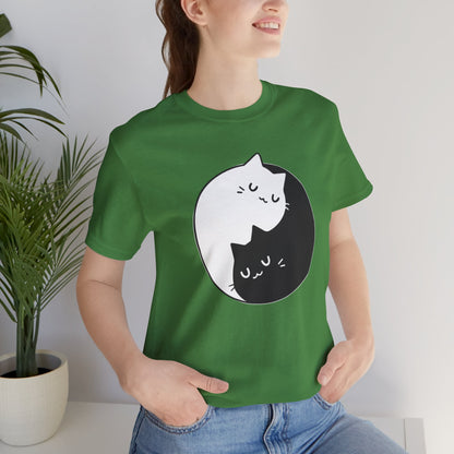 Meow and Zen: Cat Harmony Tee