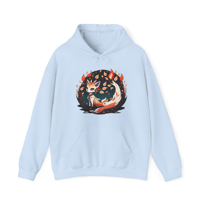 Flaming Blaze of the Mystic Fox hoodie