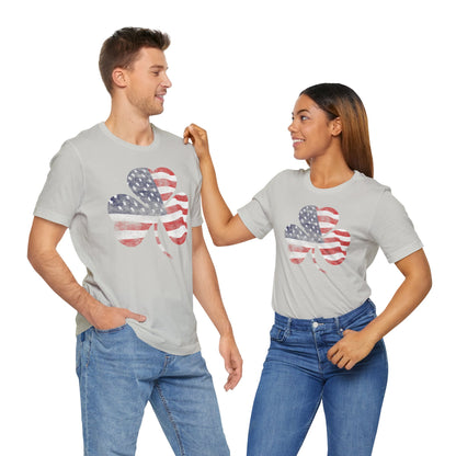 Lucky Land of Liberty: Shamrock Flag Shirt