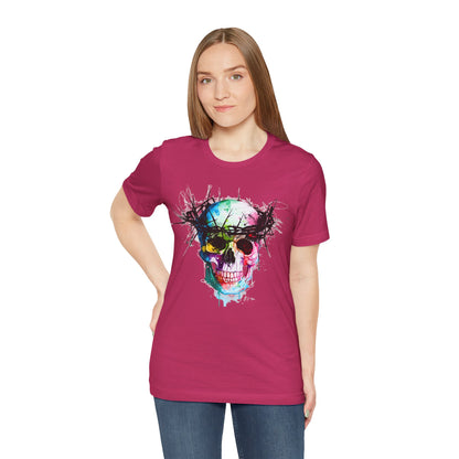 Glowing Grin: Radiant Skull Tee