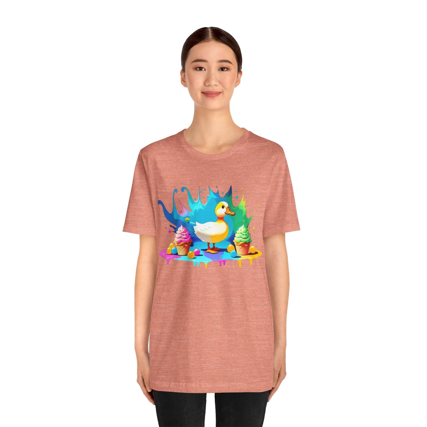 Ducky Delights: Quackin' Good Ice Cream Tee