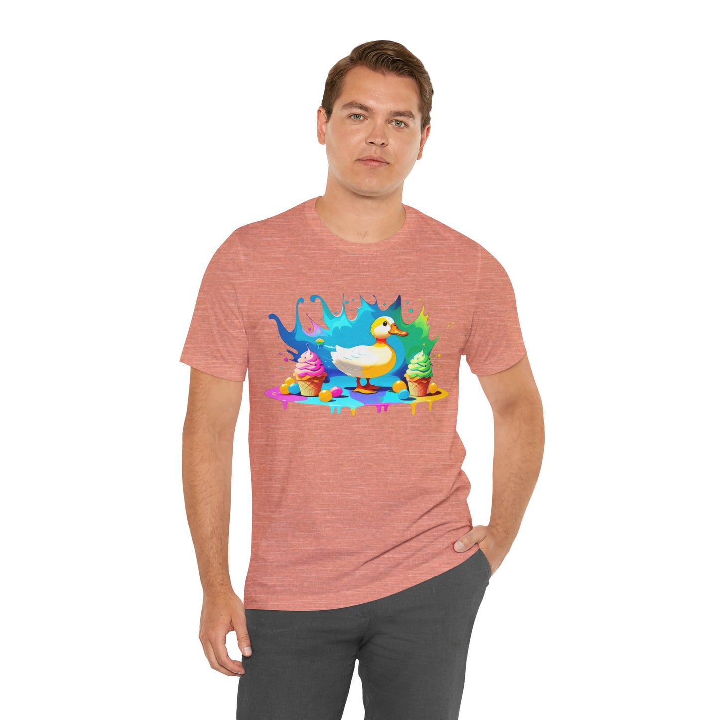 Ducky Delights: Quackin' Good Ice Cream Tee