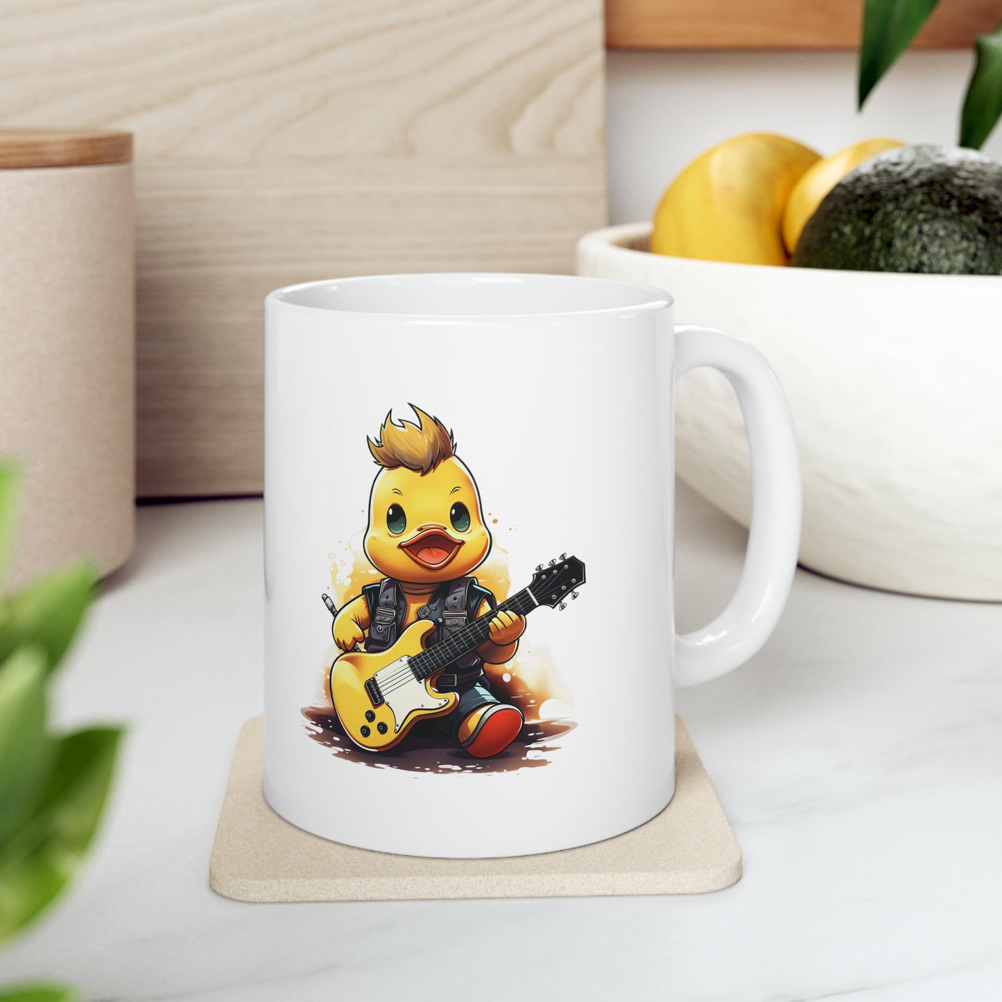 Duck Brigade: Duckin' Strings Guitarist Duck Mug