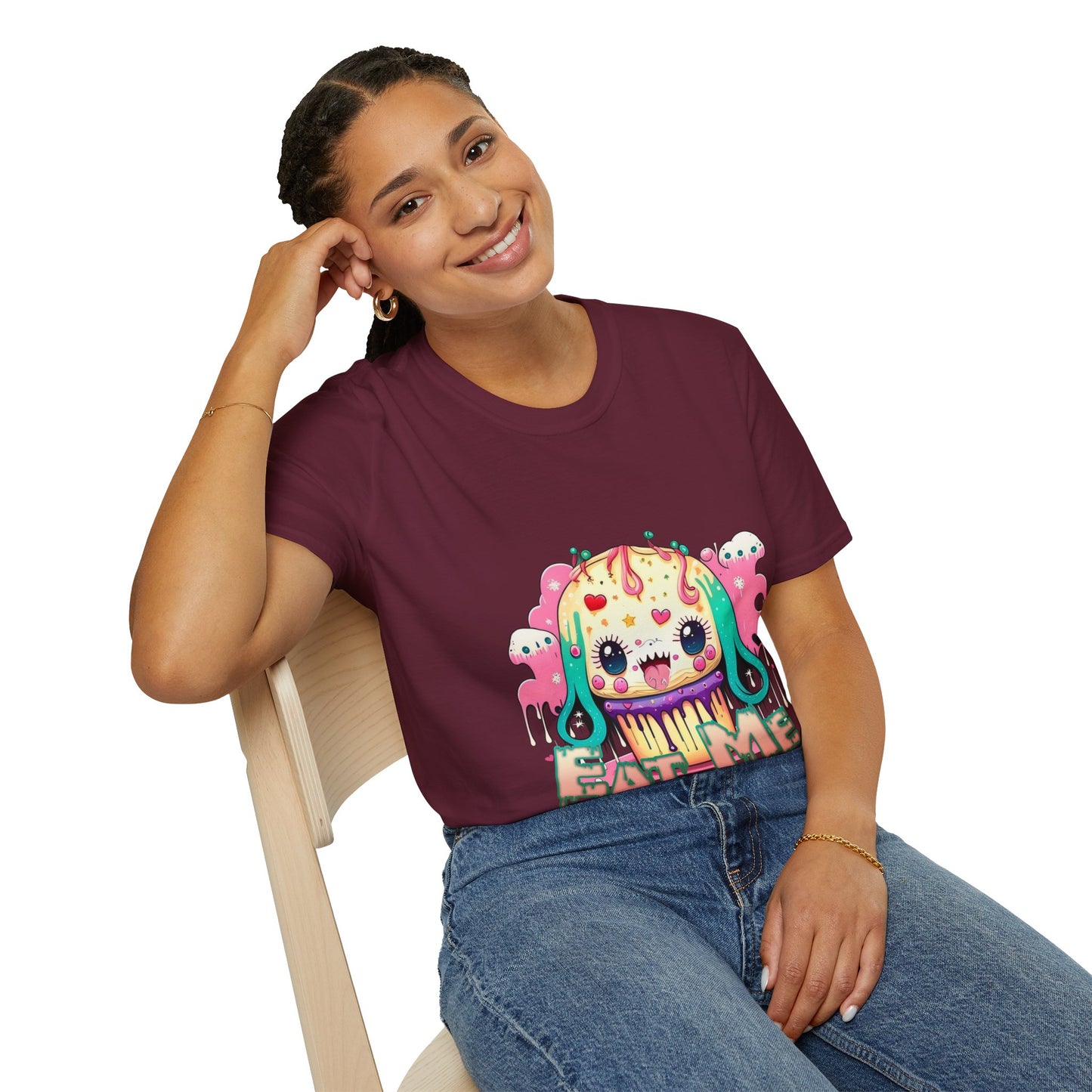 Delectable Danger: Bite Me Cupcake Attire T-Shirt