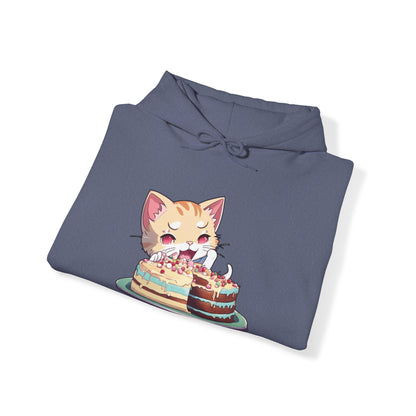 Purrfectly Sweet Moments: Cat Indulgence Edition Hooded Sweatshirt