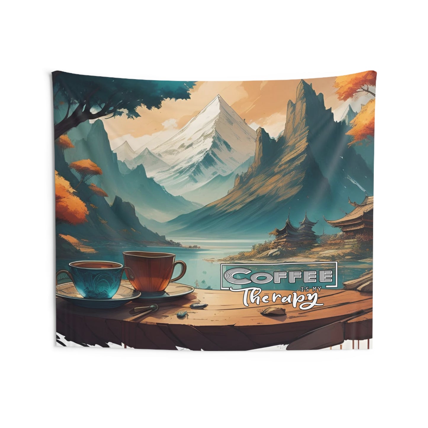 Brewed Serenity Coffee Tapestry