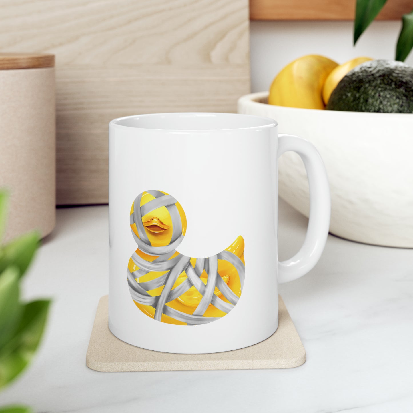 Duck Brigade: Quackin' Curses Mummy Duck Mug