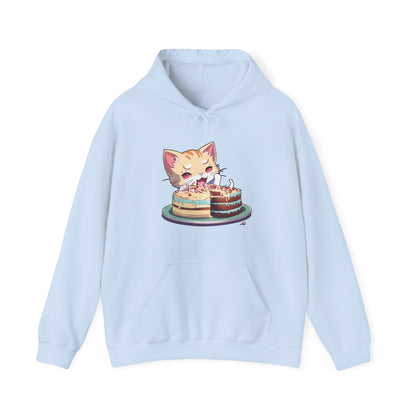 Purrfectly Sweet Moments: Cat Indulgence Edition Hooded Sweatshirt