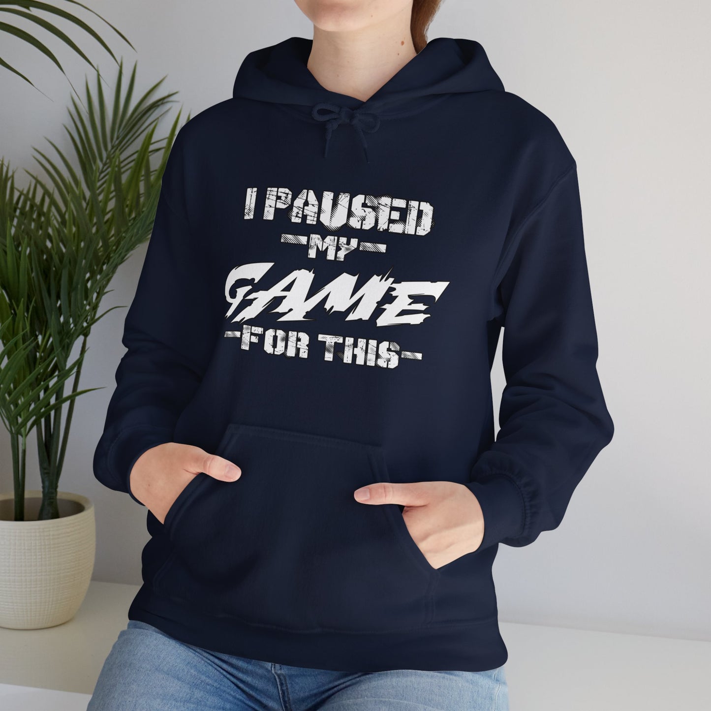 Game Pause Moment: Hoodie of Real-World Interruption