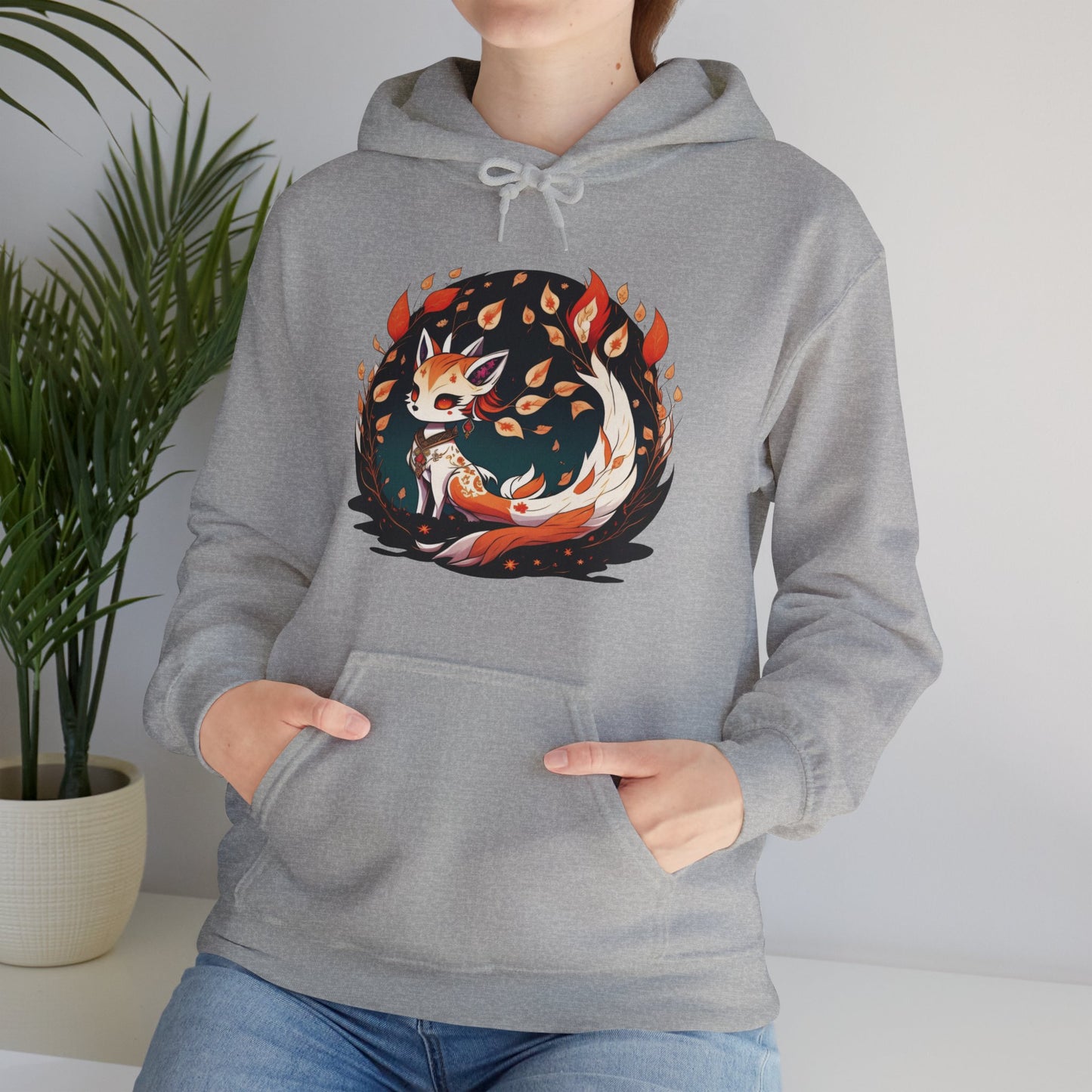 Flaming Blaze of the Mystic Fox hoodie