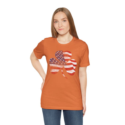 Lucky Land of Liberty: Shamrock Flag Shirt