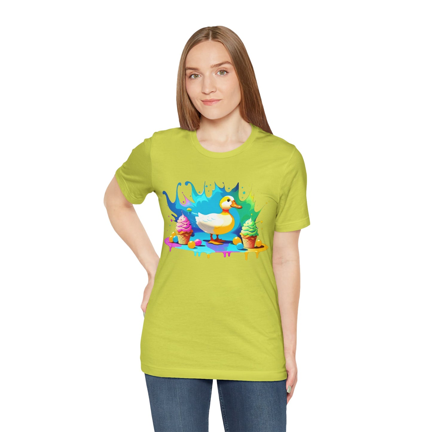 Ducky Delights: Quackin' Good Ice Cream Tee