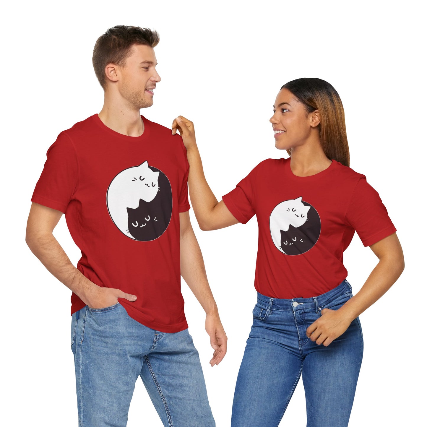 Meow and Zen: Cat Harmony Tee