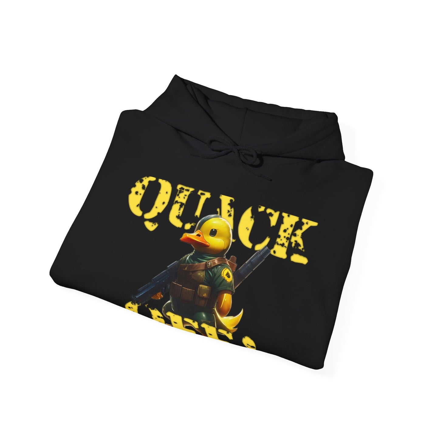 Quack Off: Commando Duck Tactical Hoodie