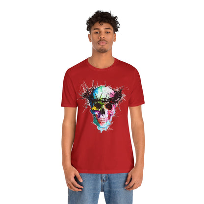 Glowing Grin: Radiant Skull Tee