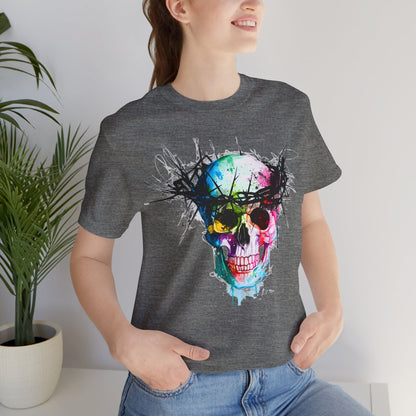 Glowing Grin: Radiant Skull Tee