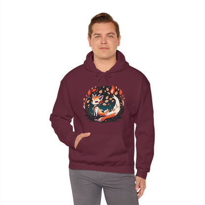 Flaming Blaze of the Mystic Fox hoodie