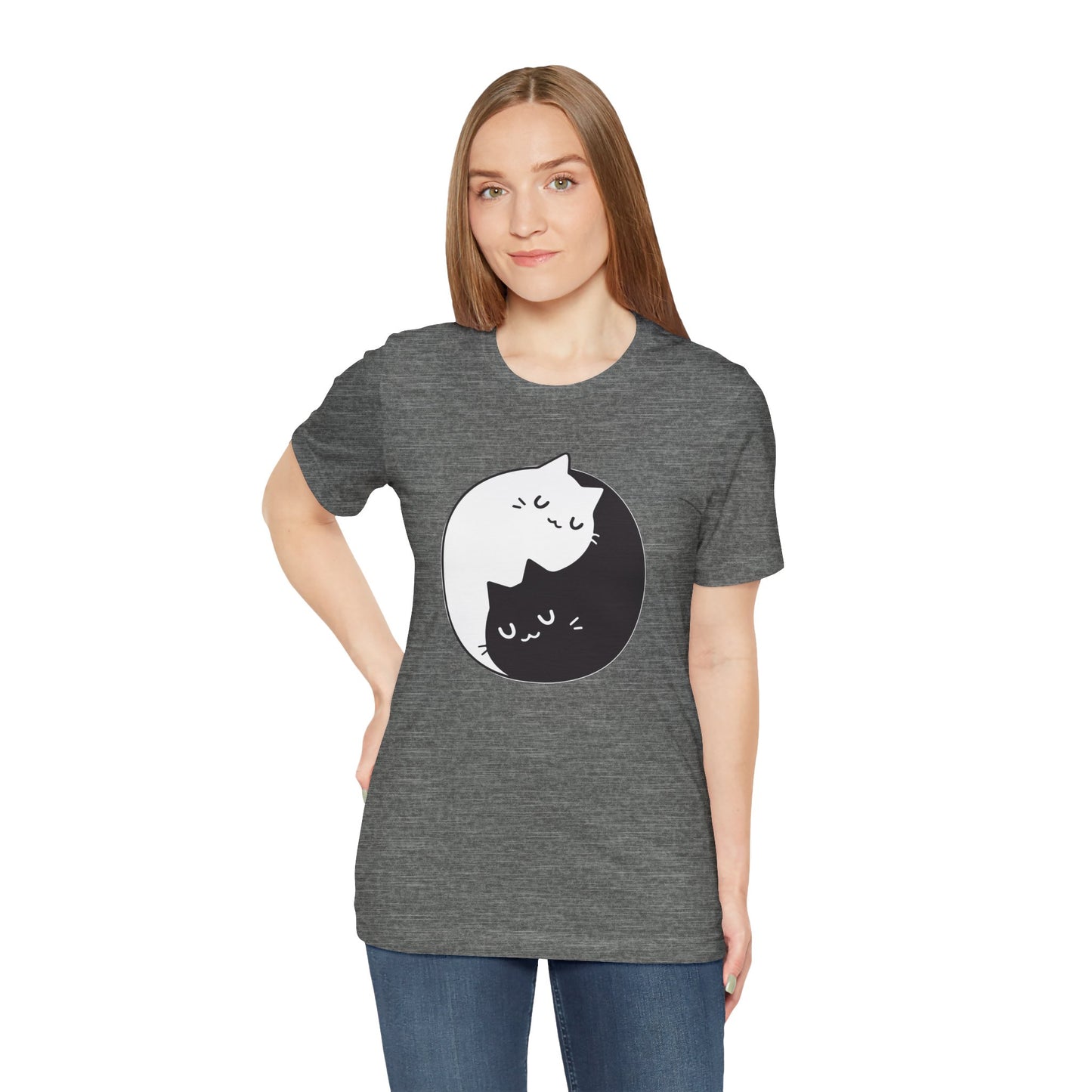 Meow and Zen: Cat Harmony Tee