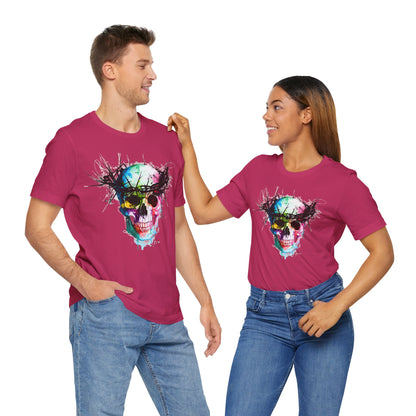 Glowing Grin: Radiant Skull Tee