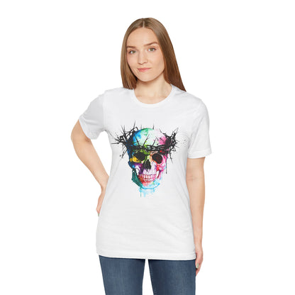 Glowing Grin: Radiant Skull Tee