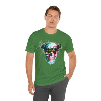 Glowing Grin: Radiant Skull Tee