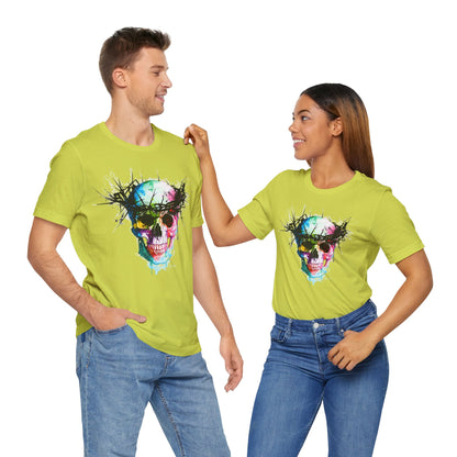 Glowing Grin: Radiant Skull Tee