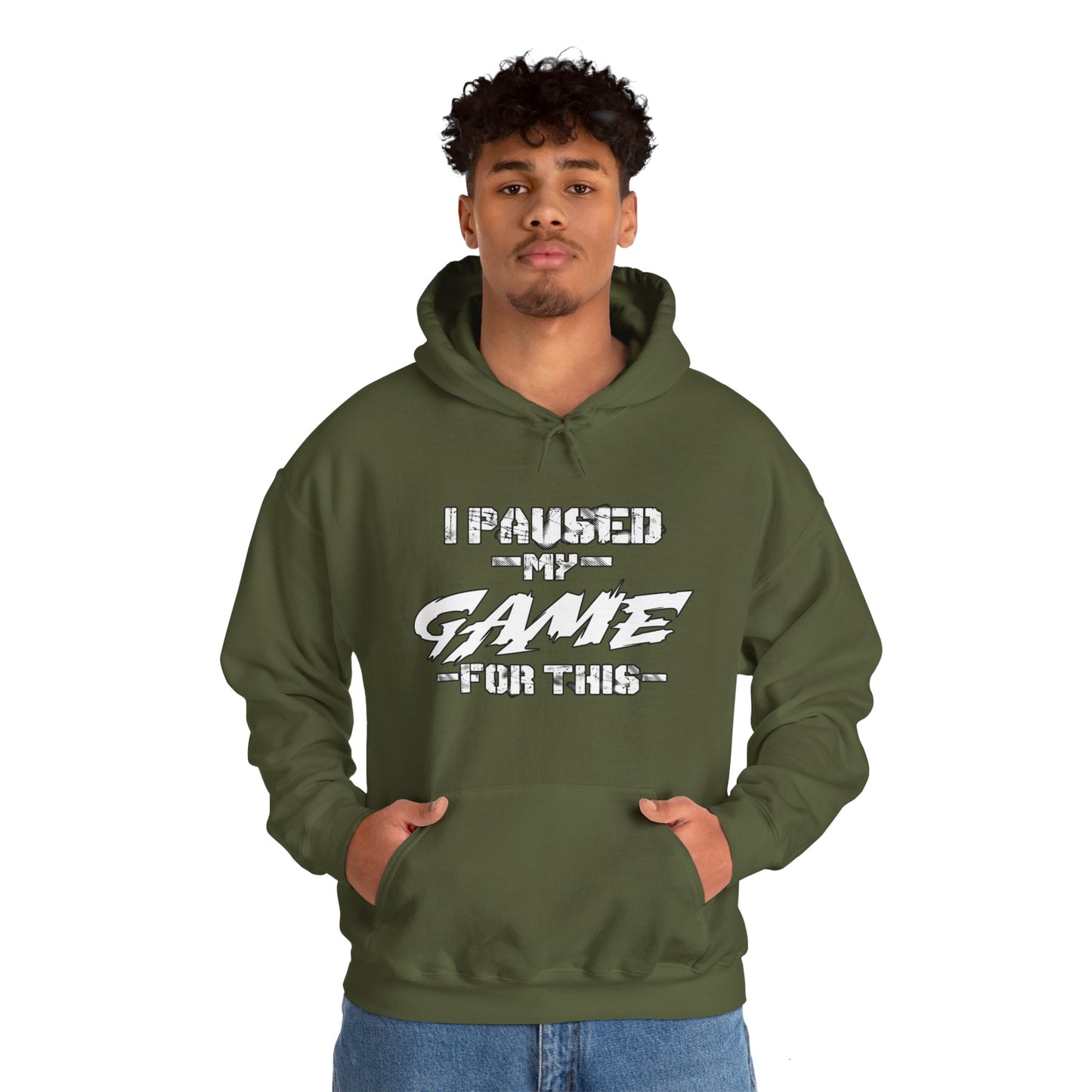 Game Pause Moment: Hoodie of Real-World Interruption