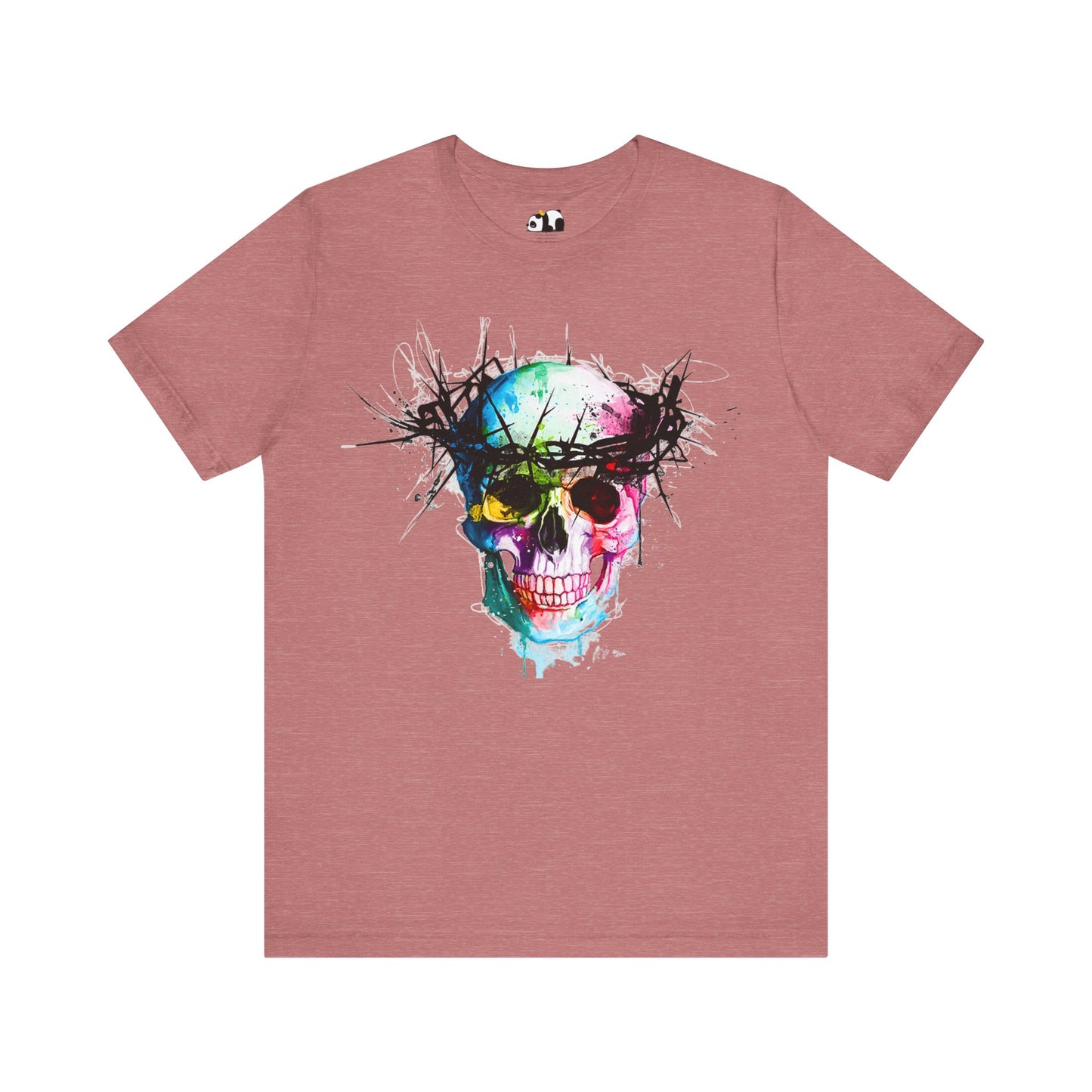 Glowing Grin: Radiant Skull Tee