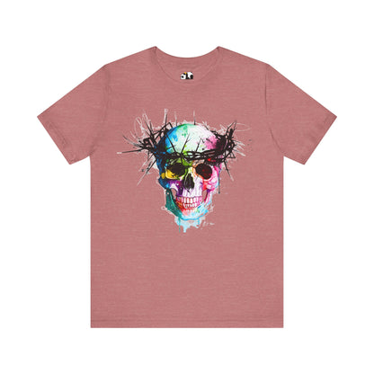 Glowing Grin: Radiant Skull Tee