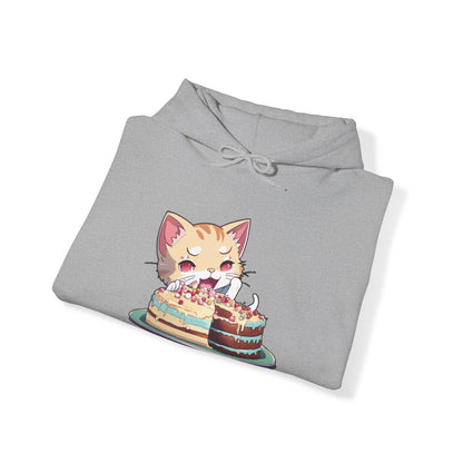 Purrfectly Sweet Moments: Cat Indulgence Edition Hooded Sweatshirt