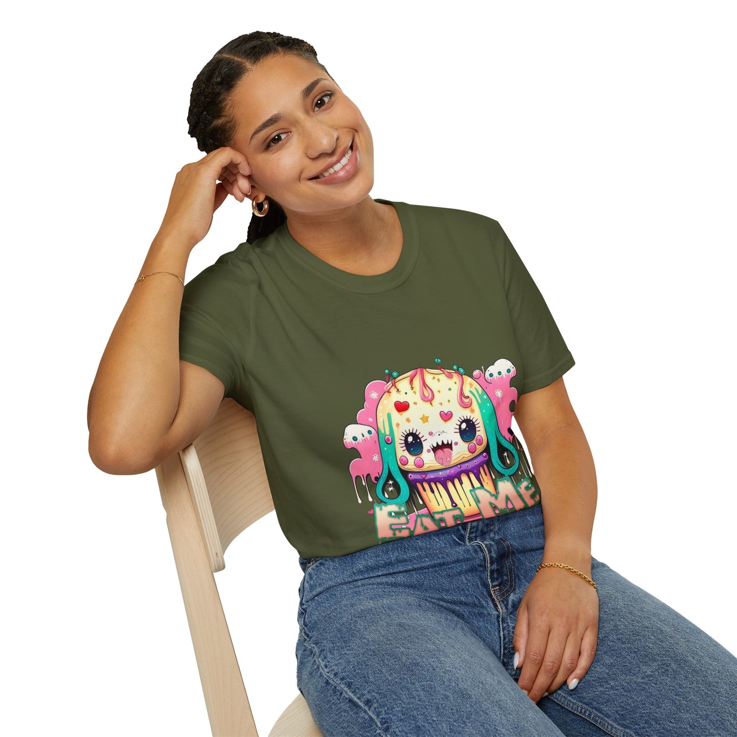 Delectable Danger: Bite Me Cupcake Attire T-Shirt